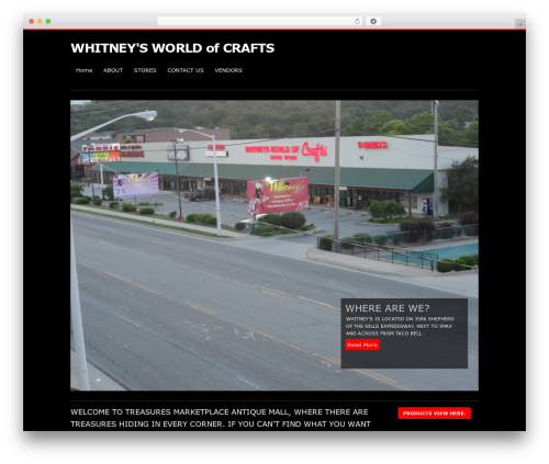 Hero WordPress theme - whitneysworldofcrafts.com