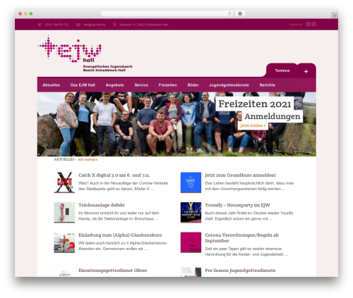 Newsletter2Go free WordPress plugin - wordpress.ejw-hall.de