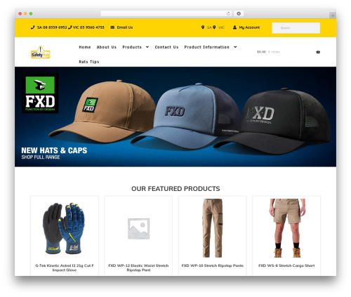 Storefront WordPress store theme - thesafetyhub.com.au
