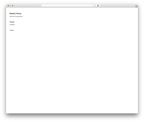 Touchfolio WordPress theme - waytao.com