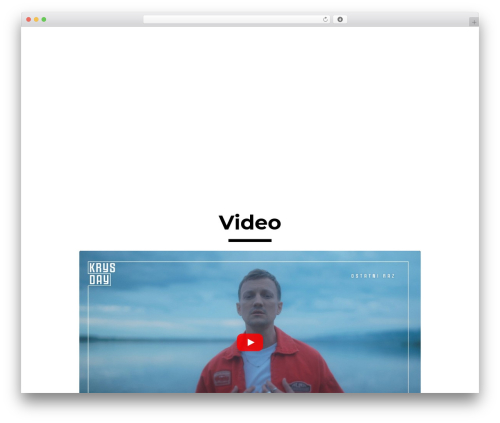 triggercode Theme premium WordPress theme - krysday.com
