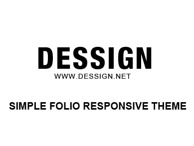 WordPress theme Simple Folio Responsive WordPress Theme by Dessign Themes