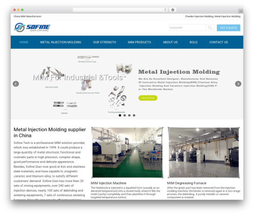 WordPress website theme WPBOSS07 - sofinepim.com