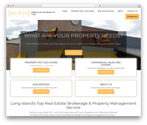 worththeme WordPress theme - worthpropertymgt.com