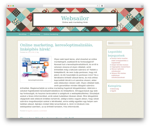 WP theme Patchwork - websailor.hu