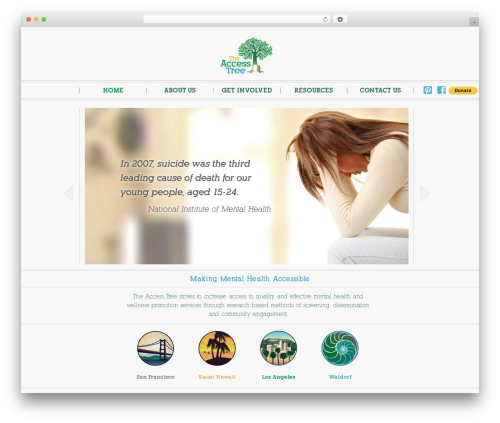 Access Tree top WordPress theme - accesstree.org