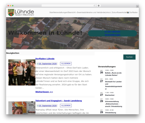 Alpha Patterns WordPress theme - luehnde.com