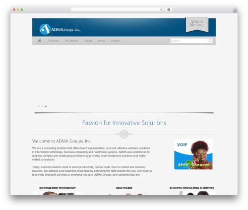 Equator WordPress theme - admagroups.com