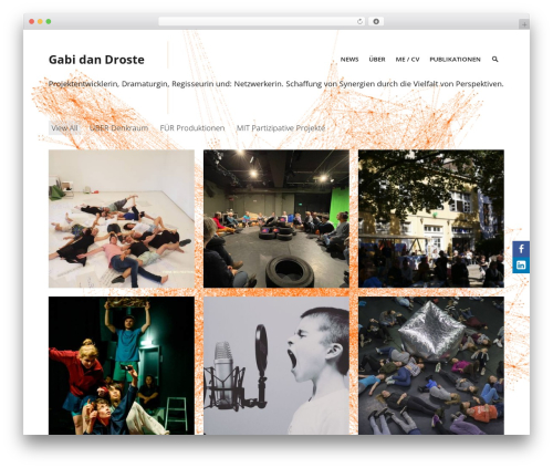 Genius WordPress theme - gabidandroste.de