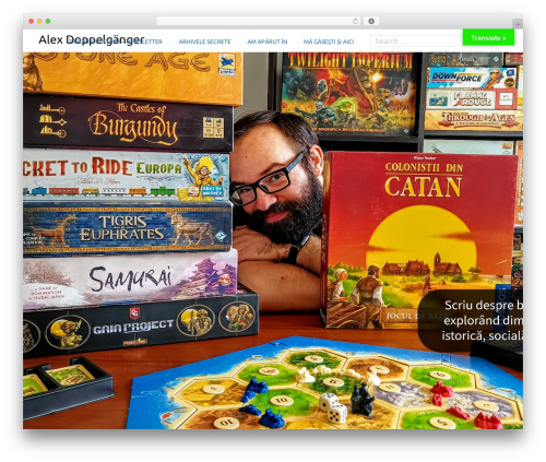 Lora theme WordPress - alexdoppelganger.com