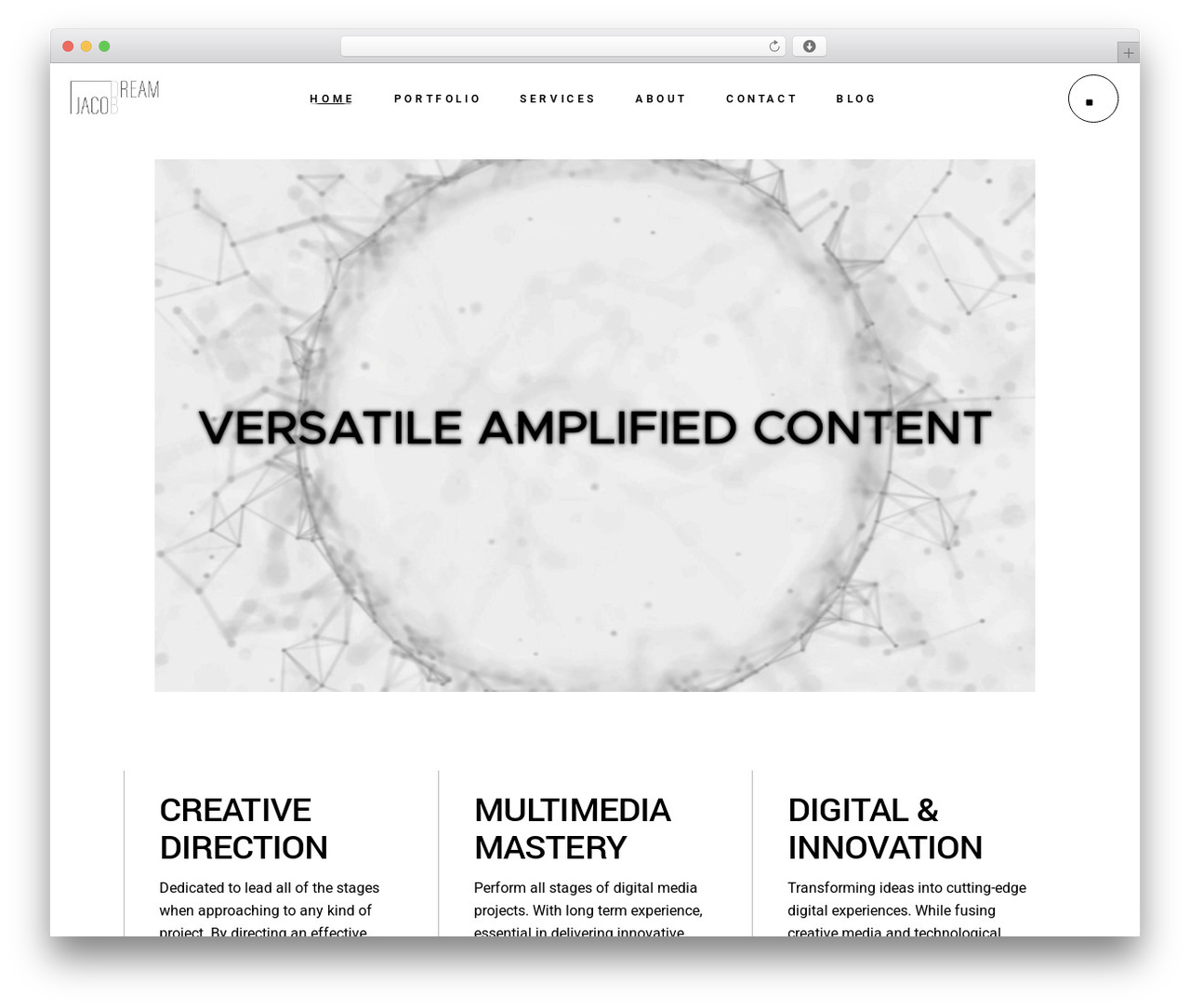 Malgre WordPress theme - dreamjacob.com
