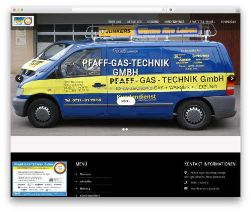 Pubstore Pro WordPress theme - pfaff-meister.de