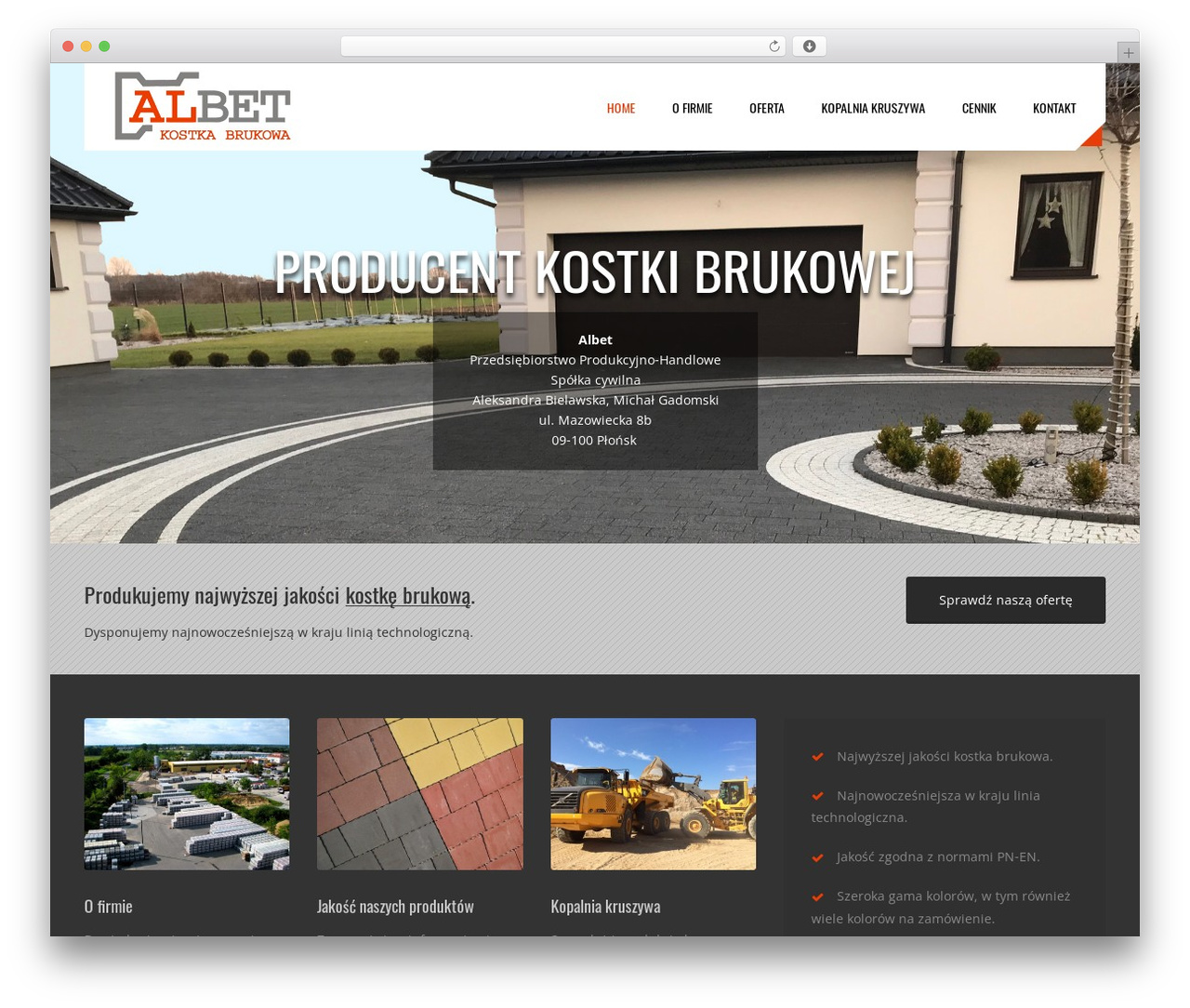 Theme WordPress Konstruct - albet.pl