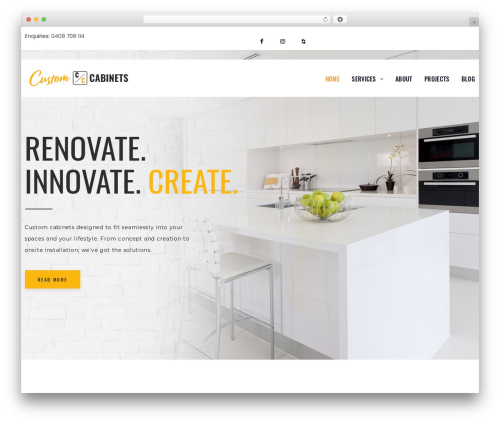 Kava extra WordPress plugin - customcabinets.net.au
