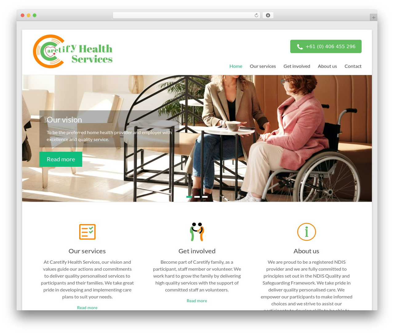 Theme WordPress Spacious - caretifyhealth.com