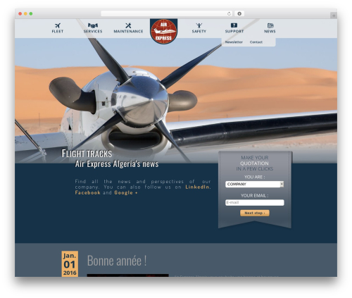 WordPress theme custom - airexpressdz.com