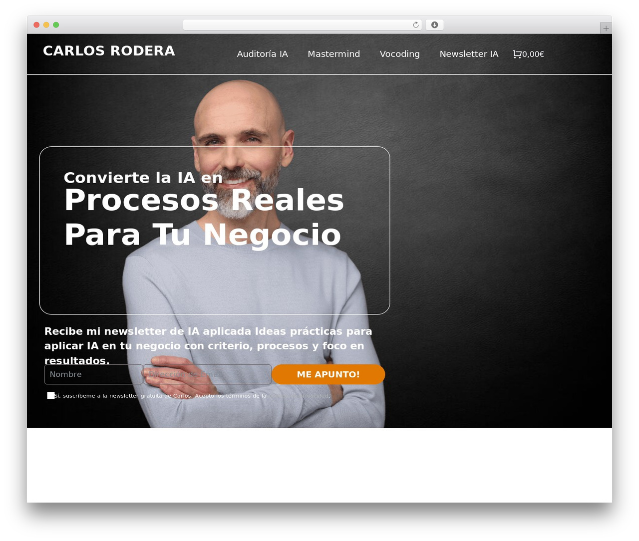 WordPress theme Hello Elementor - carlosrodera.com
