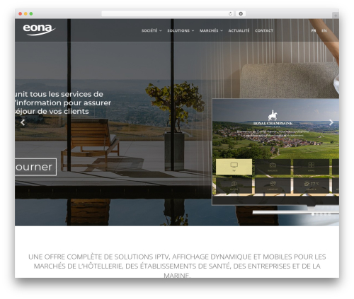 WordPress website theme Create - eona.com