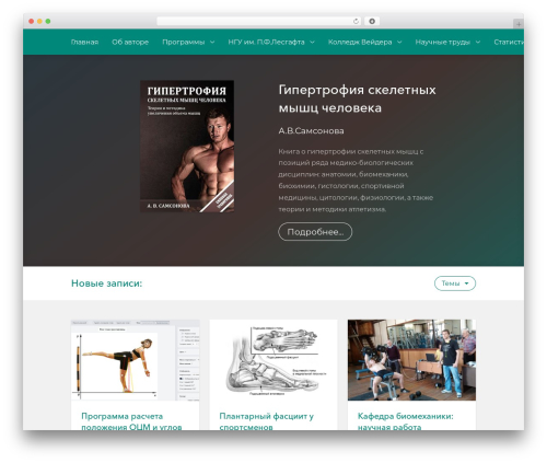 Base camp WordPress theme - allasamsonova.ru