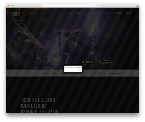 Qode music WordPress plugin - callemaestra.com
