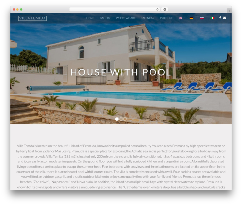Ember Pro WordPress theme - villatemida.com