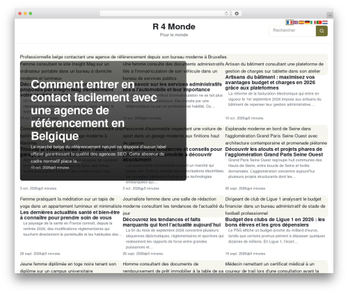 Esteem WP theme - r4monde.fr