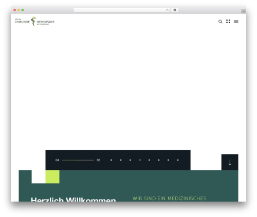 Industrium WordPress theme - chirurgie-und-orthopaedie.de