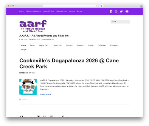 Make theme WordPress free - aarf-tn.com