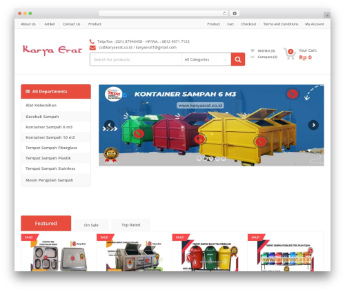 MediaCenter theme WordPress - karyaerat.co.id