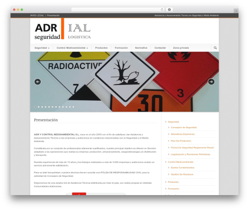 Modernize WordPress theme design - adr.es