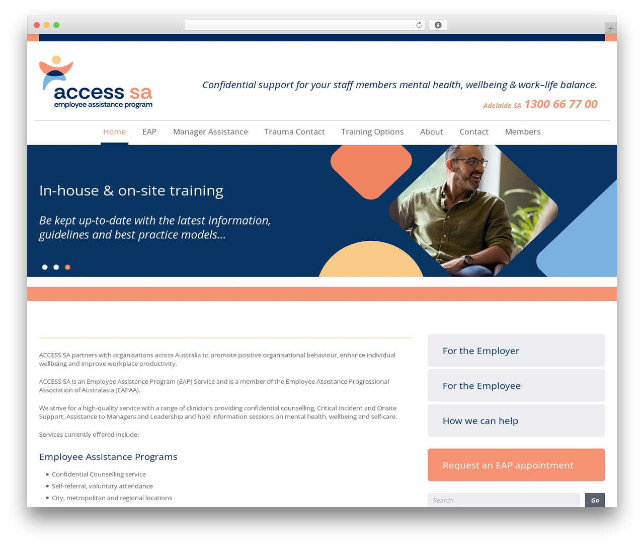 Theme WordPress ACCESS Programs - accesssa.com.au