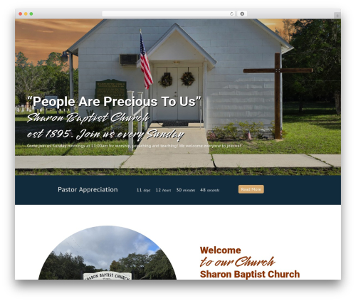 Theme WordPress Connect - sharonbaptistfl.com