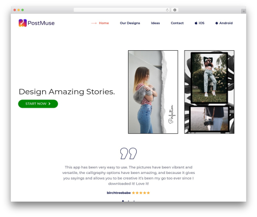 Theme WordPress Innovio - postmuseapp.com