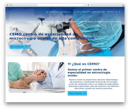 themebosscore WordPress theme - cemoclinica.cl