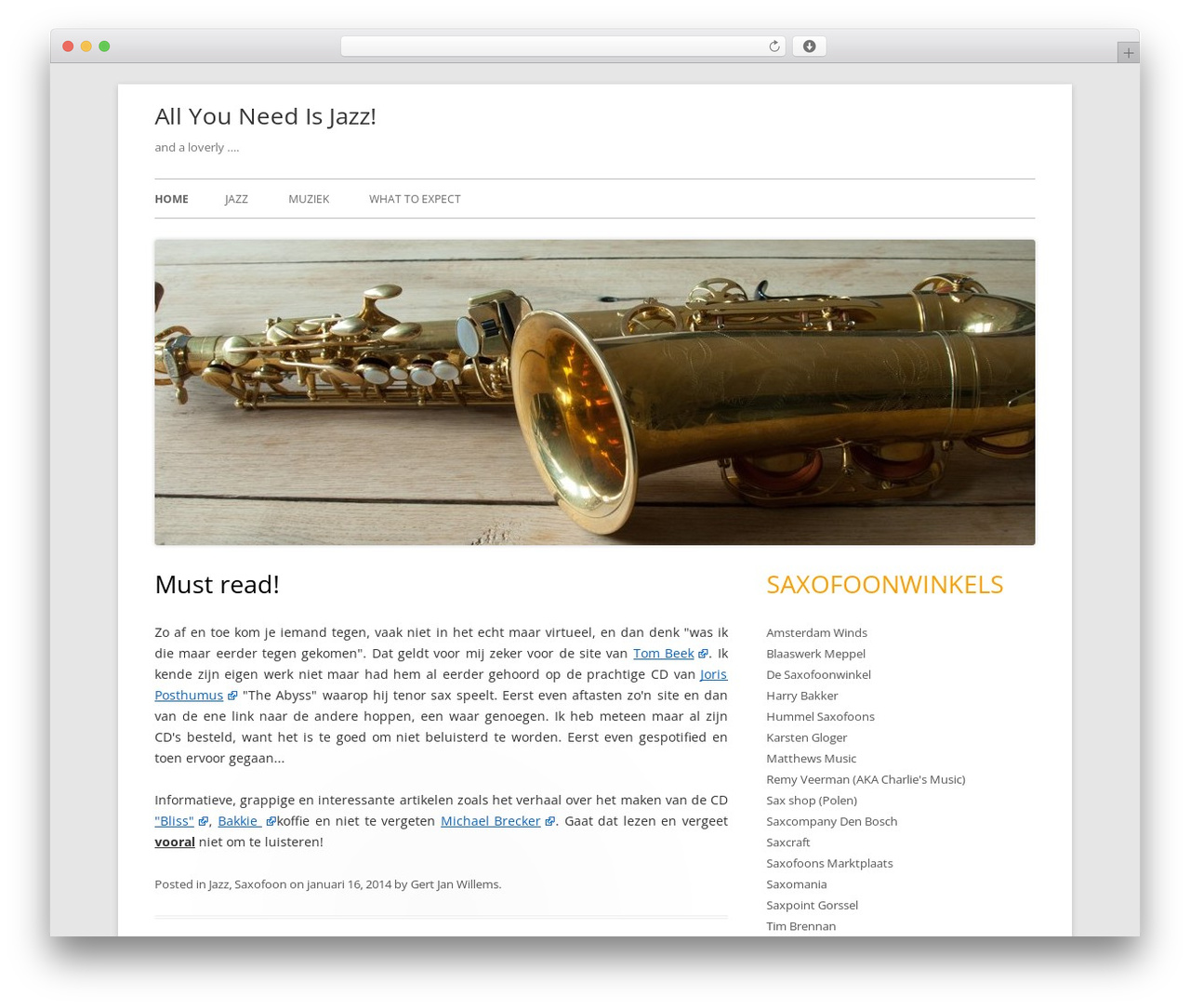 Tiny Forge WordPress theme - allyouneedisjazz.com Tiny Forge WordPress theme - allyouneedisjazz.com