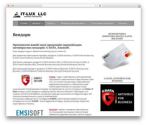 WordPress theme Basic - it-lux.com