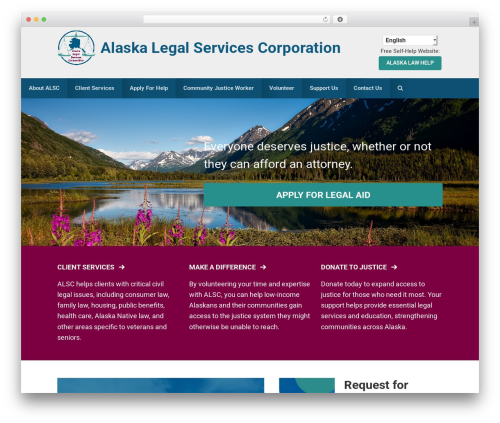 WordPress theme Genesis - alsc-law.org