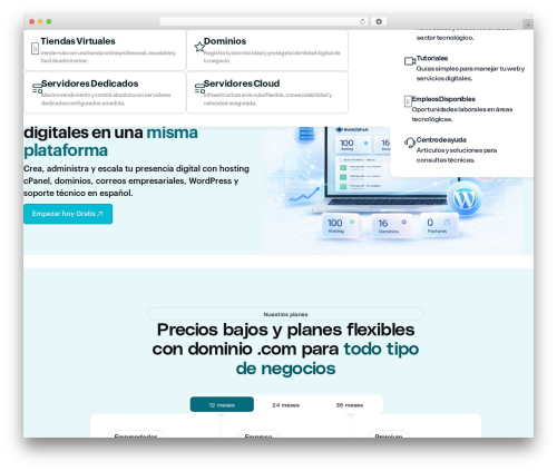 WordPress theme Lexend - imaginaweb.pe