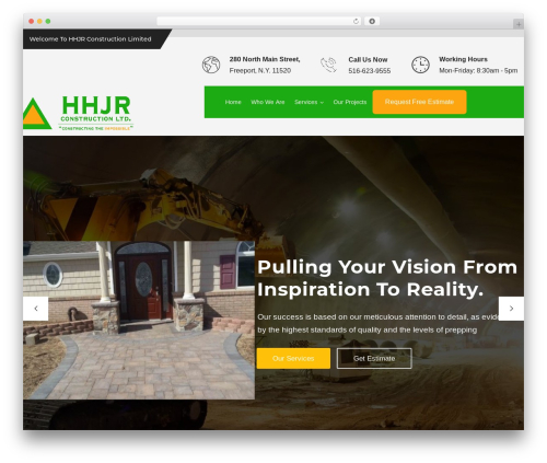 WordPress theme Manzil - hhjrconstruction.com