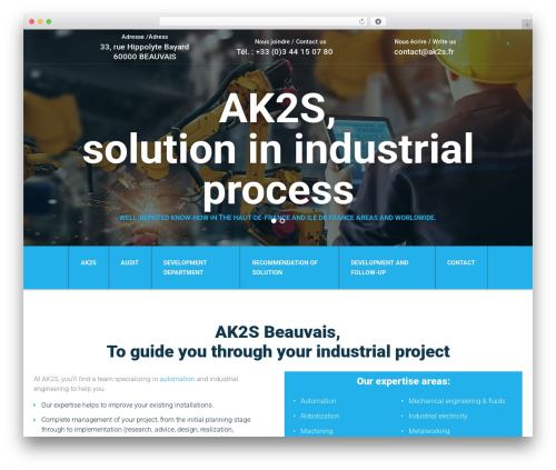 WordPress theme Metalogic - ak2s.fr