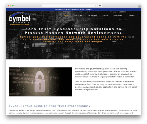 WordPress theme Quantum WP - cymbel.com