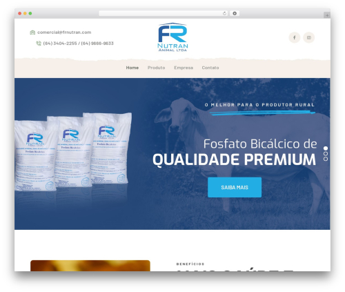 Agrikole WordPress theme - frnutran.com