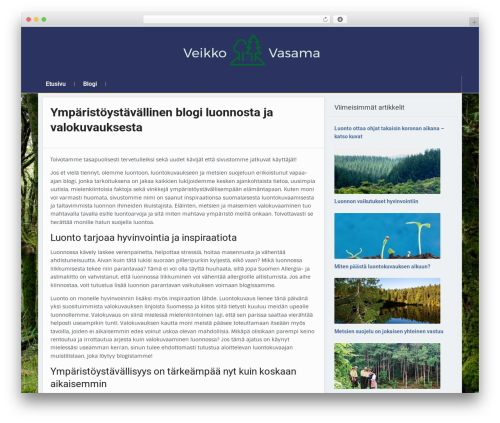 Alpha Theme premium WordPress theme - veikkovasama.net