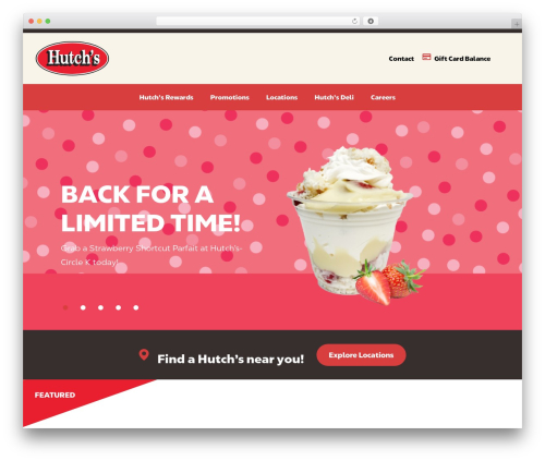 Back40 Theme WordPress page theme - hutchs.net
