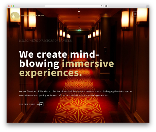 Befo WordPress theme - directorsofwonder.com