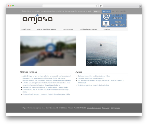 Best WordPress theme Catalyst - amjasa.com