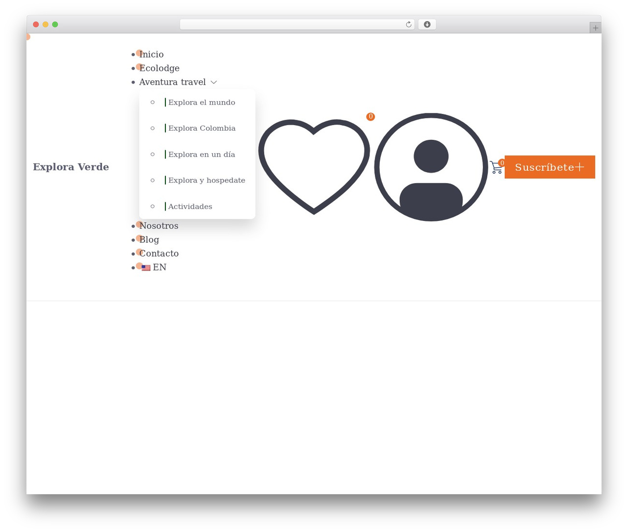 Coudix WordPress theme - exploraverde.co