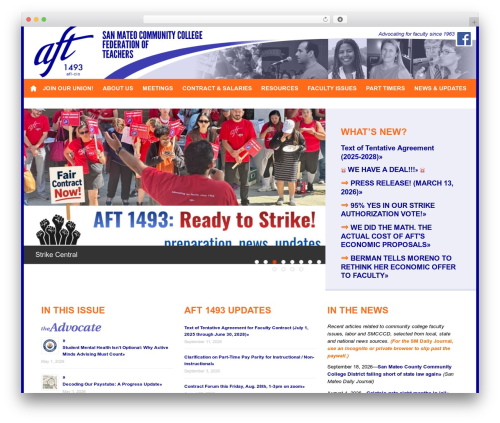 Custom Theme WP theme - aft1493.org