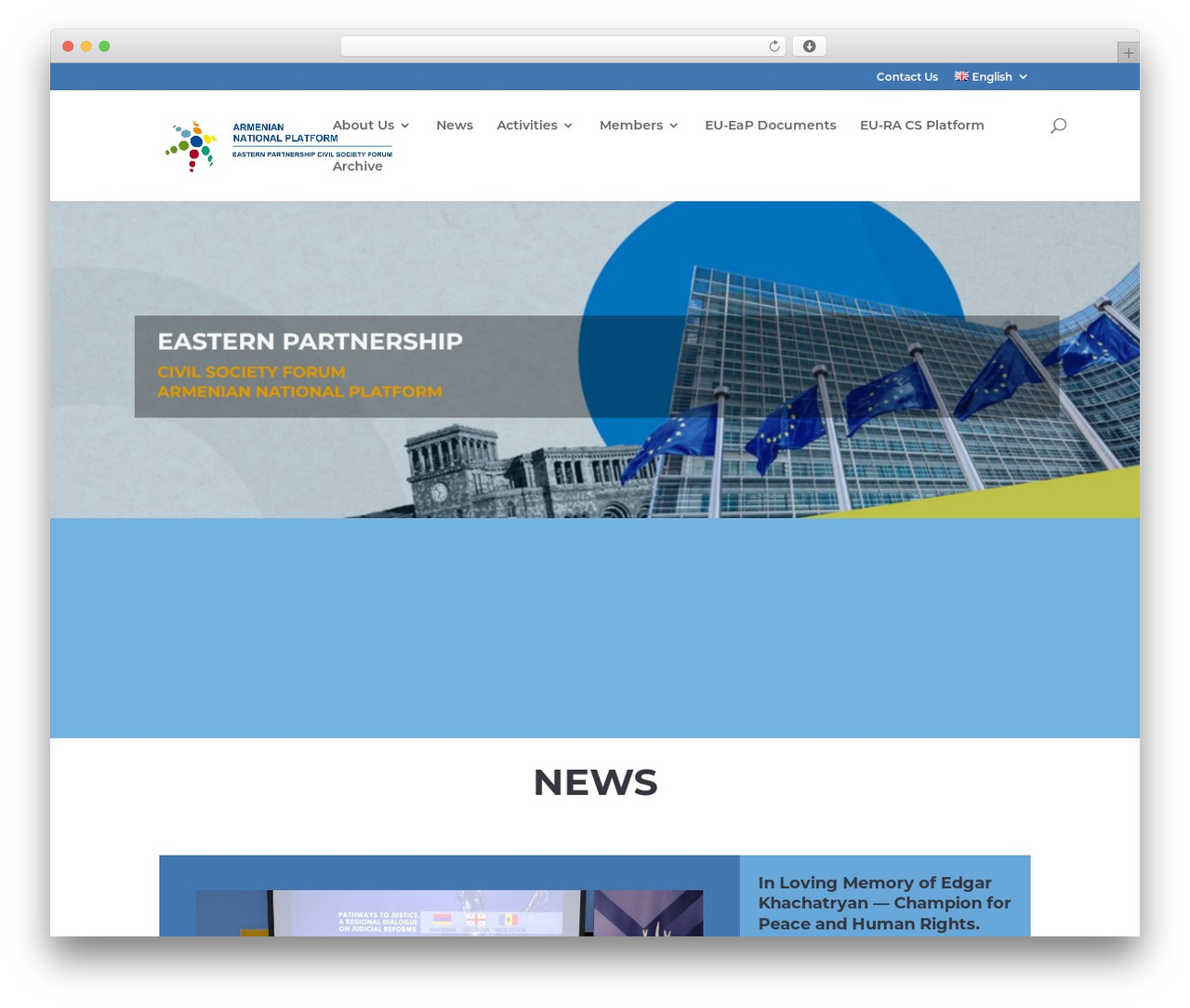 EAP WordPress theme - eap-csf.am