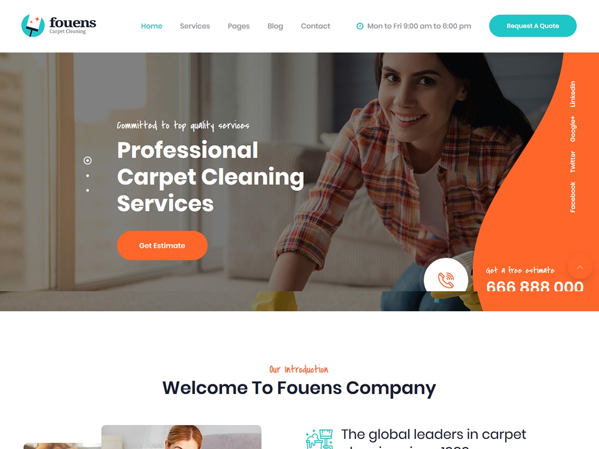 Fouens WordPress portfolio theme